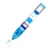 1PC Blue
